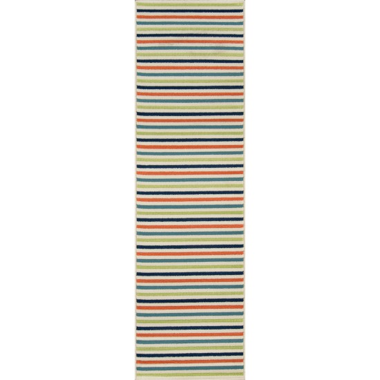 Rug, Momeni, Baja, BAJ-1, Multi, 6'7" X 9'6", 24067