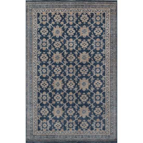 Rug, Momeni, Banaras, BNR-1, Blue, 2' X 3', 40755