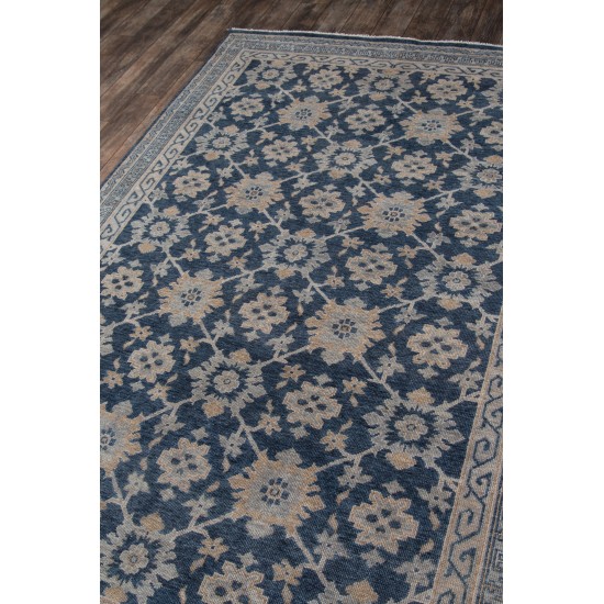 Rug, Momeni, Banaras, BNR-1, Blue, 2' X 3', 40755