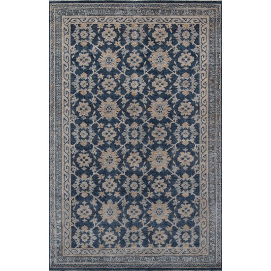 Rug, Momeni, Banaras, BNR-1, Blue, 7'6" X 9'6", 40768