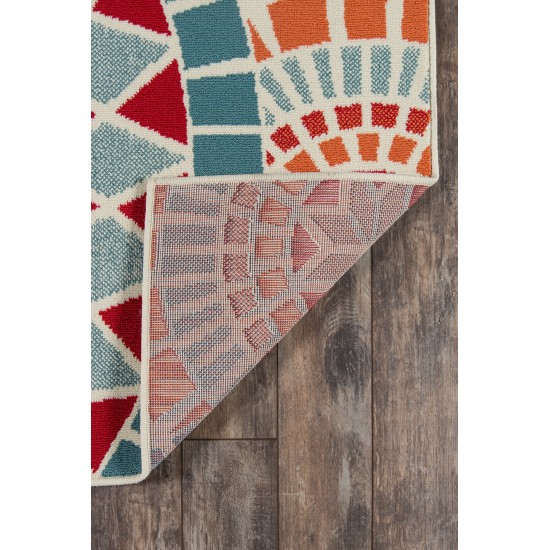 Rug, Momeni, Baja, BAJ24, Multi, 6'7" X 9'6", 42037