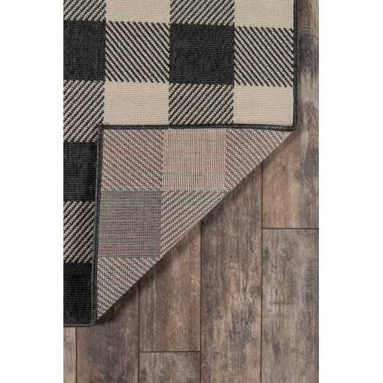 Rug, Momeni, Baja, BAJ25, Charcoal, 1'8" X 3'7", 41932