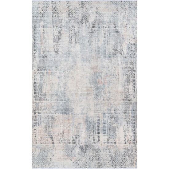 Rug, Momeni, Bergen, BGN-1, Blue, 4' X 6', 44472