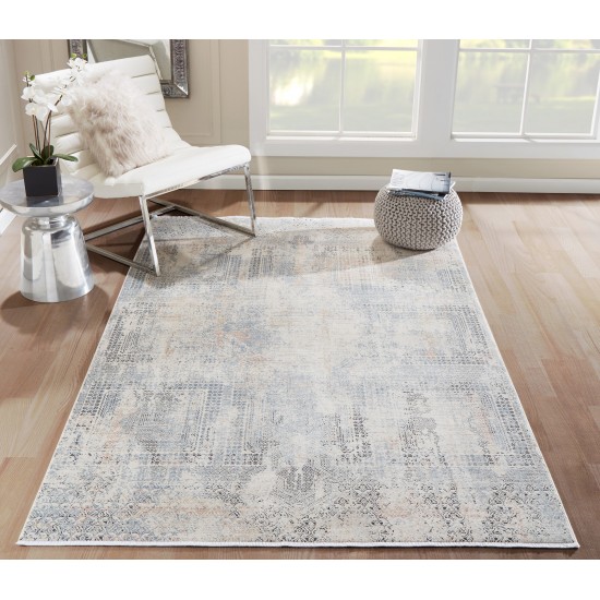 Rug, Momeni, Bergen, BGN-1, Blue, 4' X 6', 44472