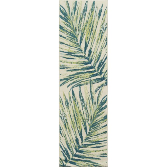 Rug, Momeni, Baja, BAJ27, Green, 2'3" X 7'6" Runner, 41977