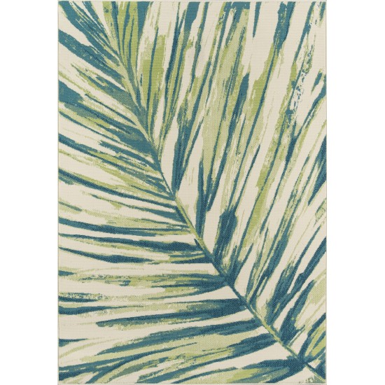 Rug, Momeni, Baja, BAJ27, Green, 6'7" X 9'6", 42041