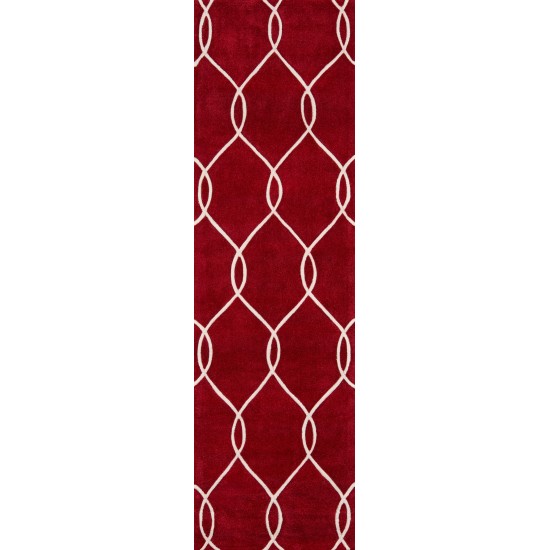 Rug, Momeni, Bliss, BS-12, Red, 3'6" X 5'6", 24645