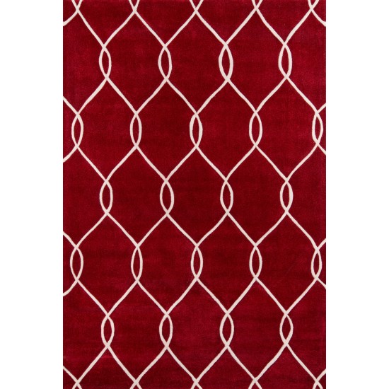 Rug, Momeni, Bliss, BS-12, Red, 8' X 10', 24671