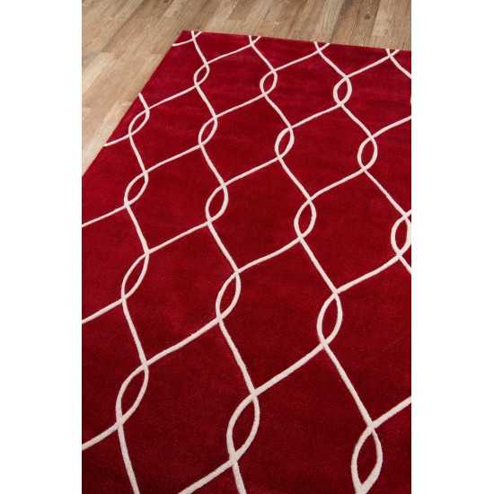 Rug, Momeni, Bliss, BS-12, Red, 8' X 10', 24671