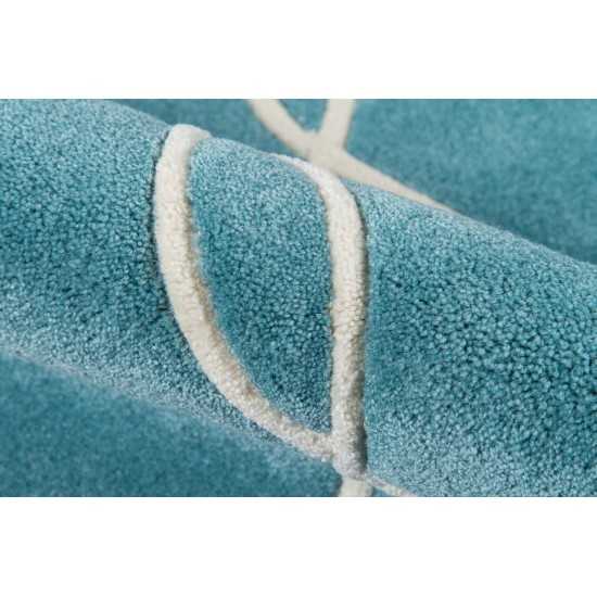 Rug, Momeni, Bliss, BS-12, Teal, 2' X 3', 24616