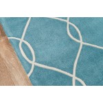 Rug, Momeni, Bliss, BS-12, Teal, 2'3" X 8' Runner, 24629