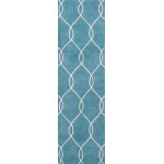 Rug, Momeni, Bliss, BS-12, Teal, 2'3" X 8' Runner, 24629