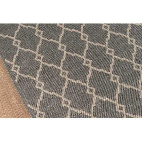 Rug, Momeni, Baja, BAJ-2, Grey, 2'3" X 7'6" Runner, 26749