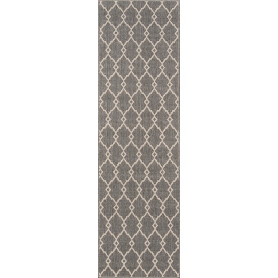 Rug, Momeni, Baja, BAJ-2, Grey, 6'7" X 9'6", 26813