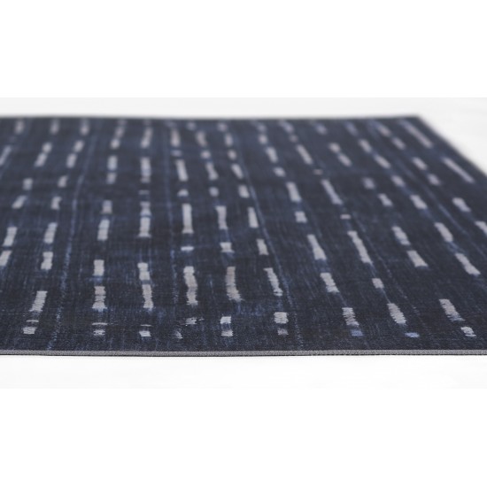 Rug, Novogratz, Bolt, BOL-1, Denim, 2' X 3', 48687