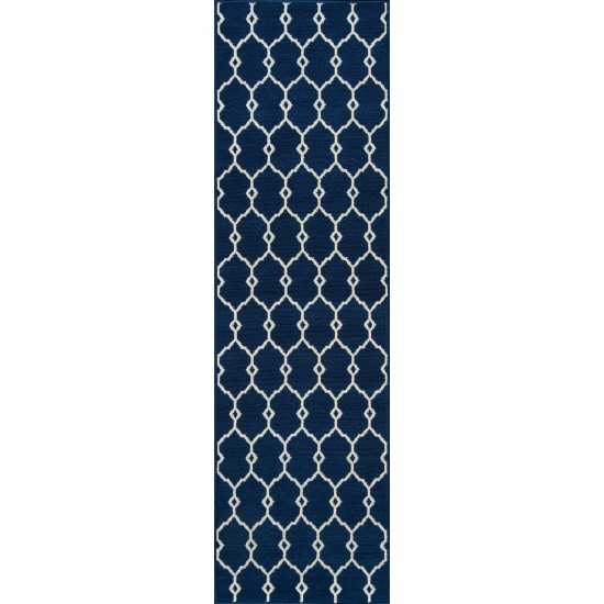 Rug, Momeni, Baja, BAJ-2, Navy, 7'10" X 10'10", 23873