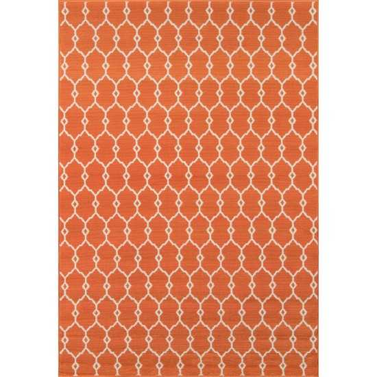 Rug, Momeni, Baja, BAJ-2, Orange, 1'8" X 3'7", 24001