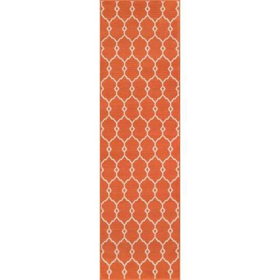 Rug, Momeni, Baja, BAJ-2, Orange, 1'8" X 3'7", 24001