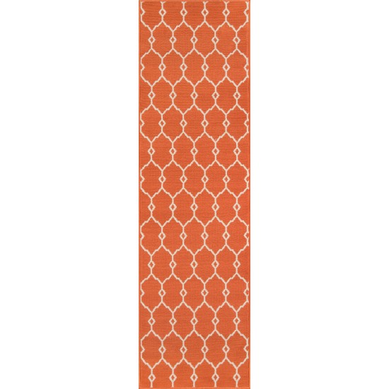 Rug, Momeni, Baja, BAJ-2, Orange, 2'3" X 4'6", 24026