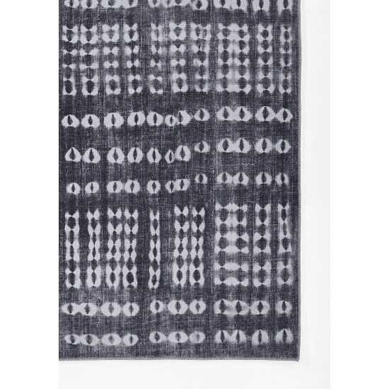 Rug, Novogratz, Bolt, BOL-2, Charcoal, 2'3" X 7'6" Runner, 48781