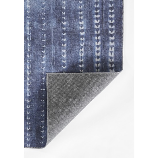 Rug, Novogratz, Bolt, BOL-3, Denim, 3' X 5', 48706