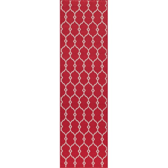 Rug, Momeni, Baja, BAJ-2, Red, 6'7" X 9'6", 30522