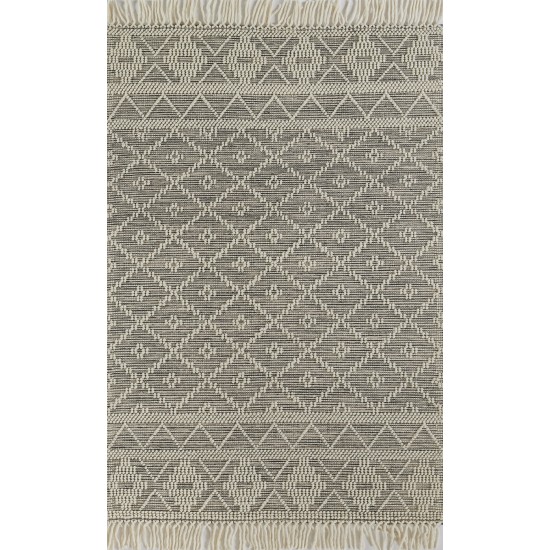 Rug, Momeni, Boulder, BOU-1, Charcoal, 3'6" X 5'6", 48113