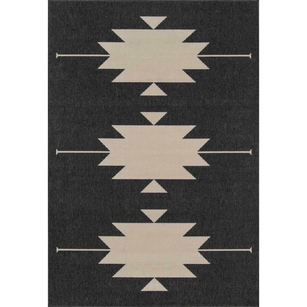 Rug, Momeni, Baja, BAJ34, Charcoal, 1'8" X 3'7", 41943