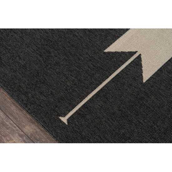 Rug, Momeni, Baja, BAJ34, Charcoal, 5'3" X 7'6", 42028