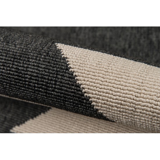 Rug, Momeni, Baja, BAJ34, Charcoal, 5'3" X 7'6", 42028