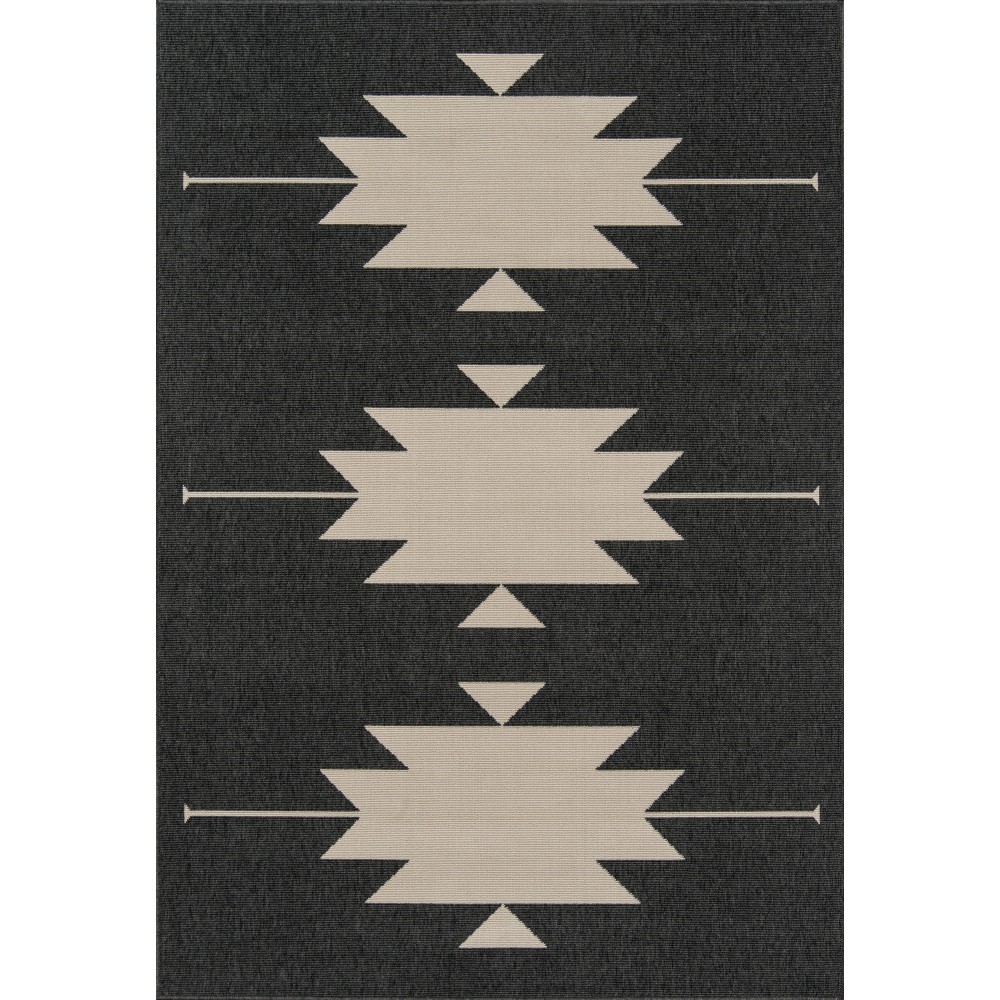 Rug, Momeni, Baja, BAJ34, Charcoal, 6'7" X 9'6", 42050 Rug, Momeni, Baja, BAJ34, Charcoal, 6'7" X 9'6", 42050