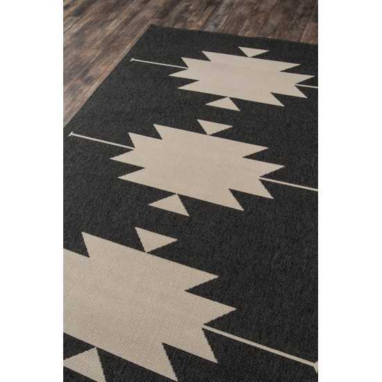 Rug, Momeni, Baja, BAJ34, Charcoal, 6'7" X 9'6", 42050