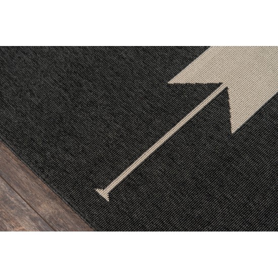 Rug, Momeni, Baja, BAJ34, Charcoal, 6'7" X 9'6", 42050