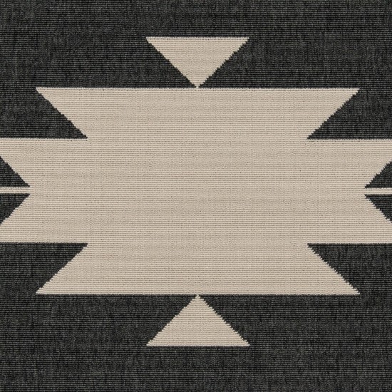 Rug, Momeni, Baja, BAJ34, Charcoal, 6'7" X 9'6", 42050