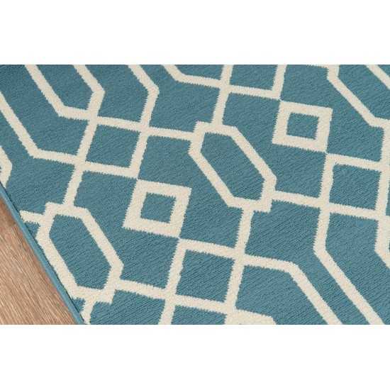 Rug, Momeni, Baja, BAJ-3, Blue, 1'8" X 3'7", 24002