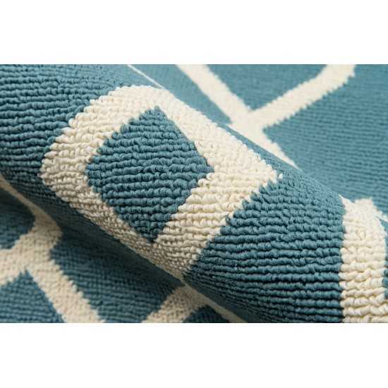 Rug, Momeni, Baja, BAJ-3, Blue, 3'11" X 5'7", 24052