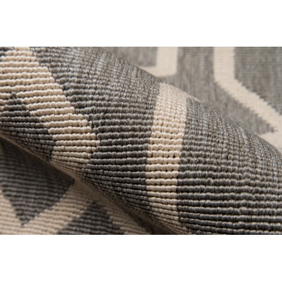 Rug, Momeni, Baja, BAJ-3, Grey, 5'3" X 7'6", 26803