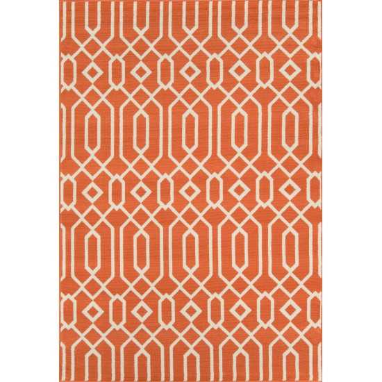 Rug, Momeni, Baja, BAJ-3, Orange, 2'3" X 7'6" Runner, 23806