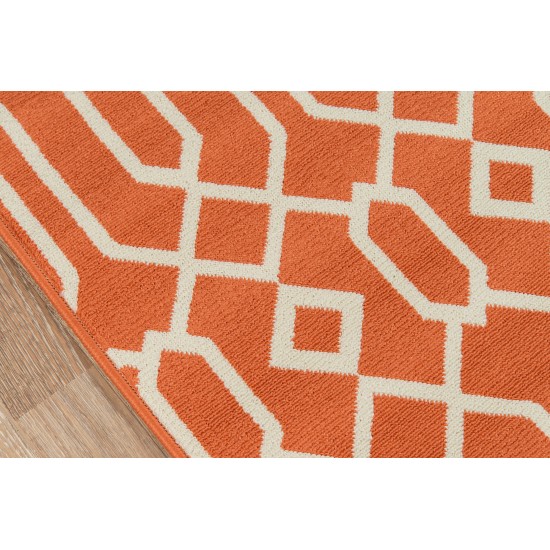 Rug, Momeni, Baja, BAJ-3, Orange, 6'7" X 9'6", 24073