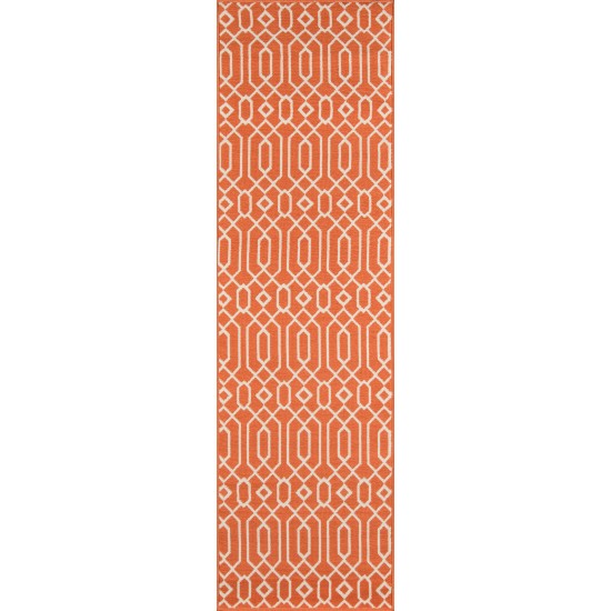 Rug, Momeni, Baja, BAJ-3, Orange, 6'7" X 9'6", 24073