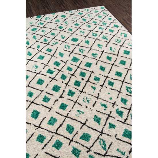 Rug, Novogratz, Bungalow, BUN-2, Green, 3'6" X 5'6", 36275