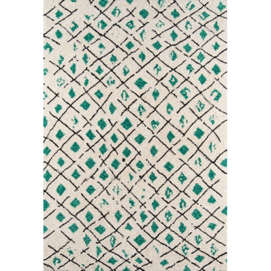 Rug, Novogratz, Bungalow, BUN-2, Green, 7'6" X 9'6", 36281