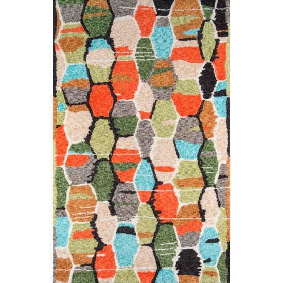 Rug, Novogratz, Bungalow, BUN-3, Multi, 2'3" X 8' Runner, 36289