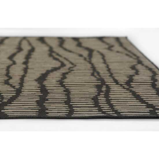 Rug, Momeni, Baja, BAJ40, Charcoal, 6'7" X 9'6", 49341