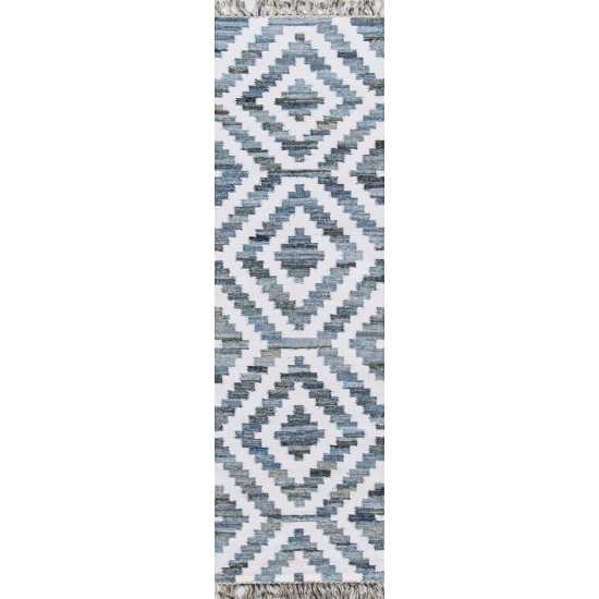 Rug, Novogratz, California, CAL-2, Blue, 2'3" X 8' Runner, 39374