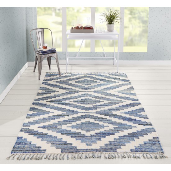 Rug, Novogratz, California, CAL-2, Blue, 2'3" X 8' Runner, 39374