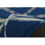 Rug, Momeni, Baja, BAJ41, Blue, 2'3" X 7'6" Runner, 49332