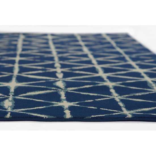 Rug, Momeni, Baja, BAJ41, Blue, 2'3" X 7'6" Runner, 49332
