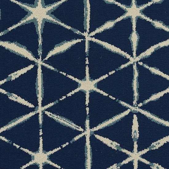 Rug, Momeni, Baja, BAJ41, Blue, 2'3" X 7'6" Runner, 49332