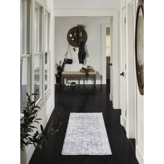 Rug, Momeni, Cambridge, CMB-1, Charcoal, 2'2" X 7'6" Runner, 47741